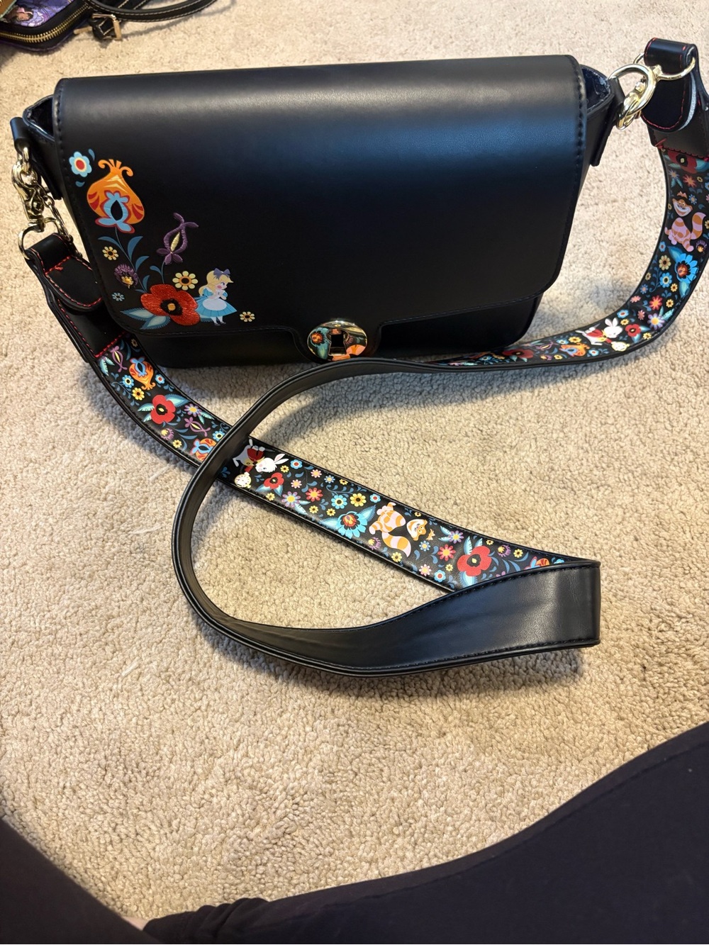 Loungefly Alice in Wonderland Crossbody - Picture 7 of 7